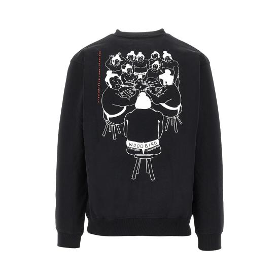 26SS 우드버드 긴팔 티셔츠 2616 601 Black - WOODBIRD