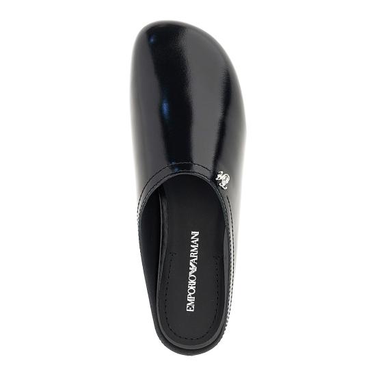 26SS 엠포리오 아르마니 플랫 슈즈 EW004060AF21961 Black - EMPORIO ARMANI