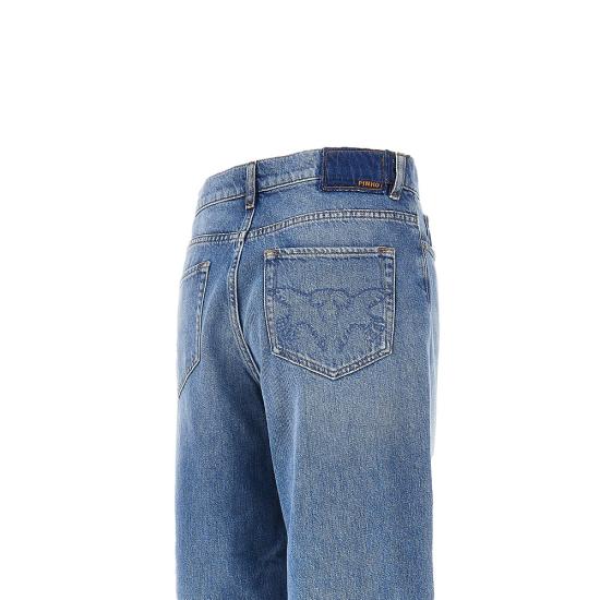 26SS 핑코 데님 팬츠 103857A341 Blue - PINKO