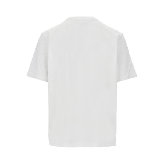 26SS 메종키츠네 핸드라이팅 컴포트 티셔츠 MM00126KJ7025 White - MAISON KITSUNE