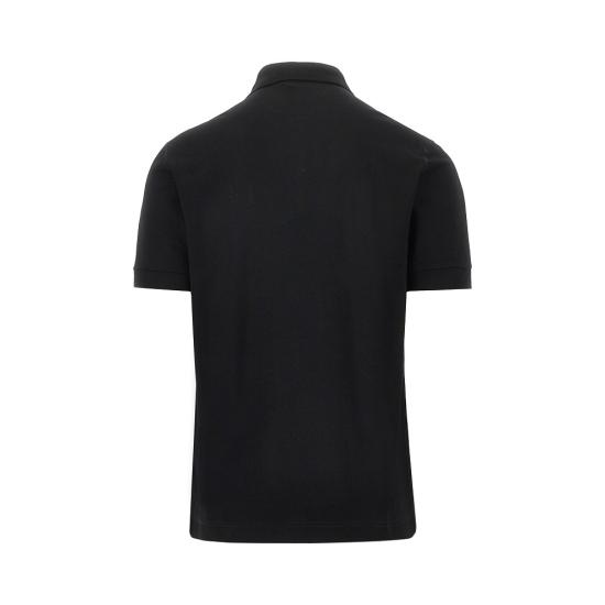 26FW 돌체앤가바나 로고 코튼 피케 폴로 셔츠 G8PL4TG7P1D Black - DOLCE & GABBANA