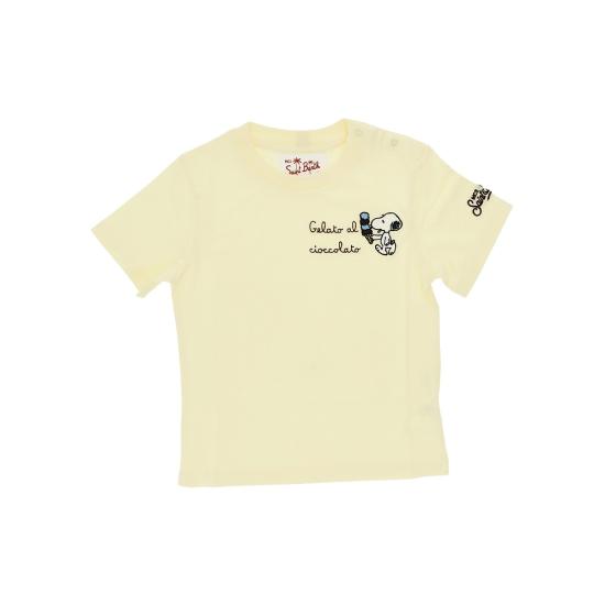 26SS [키즈] 세인트바쓰 티셔츠 POT0002TEX0001 Yellow