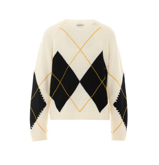 26FW 핑코 스웨터 107377 A3JEDZ0 White - PINKO