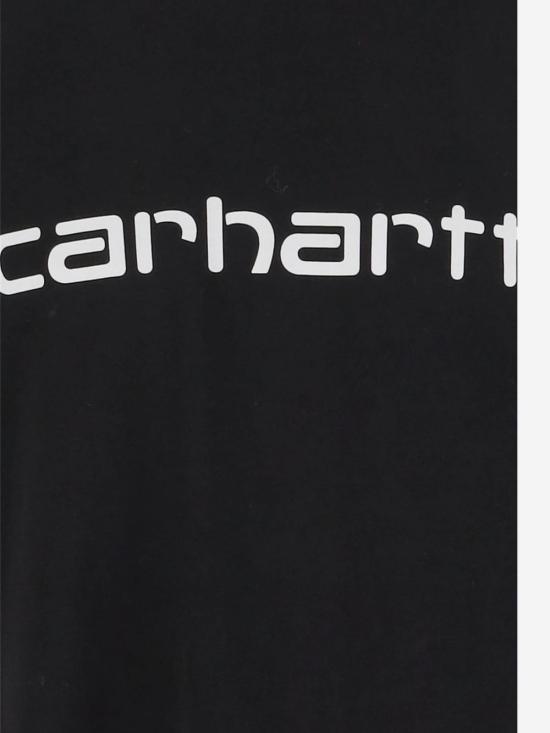 26FW 칼하트 WIP 스크립트 숏 슬리브 티셔츠 I035700 0D2XX BLACK - CARHARTT WIP