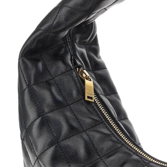 26FW 생로랑 이카 호보 퀼티드 나파 이카 호보 퀼티드 나파 858160AAANG Black - SAINT LAURENT