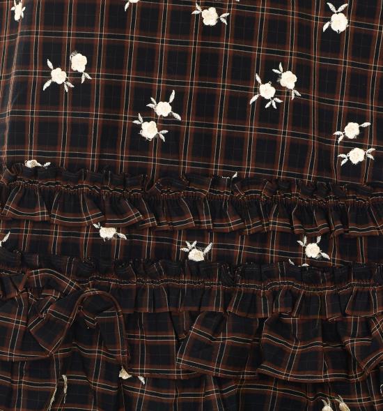 26FW 가니 미디 원피스 A1030642 ZX8 Brown - GANNI