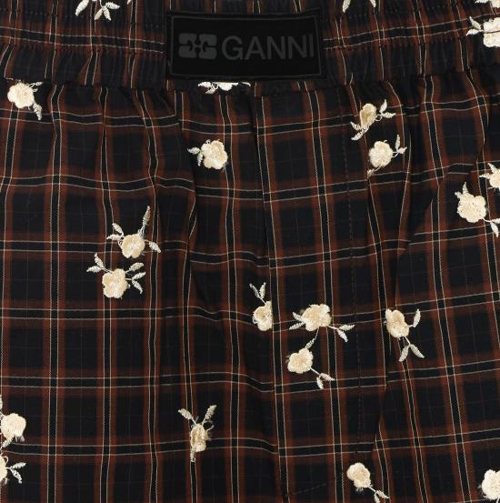 26FW 가니 숏팬츠 A1110089 ZX8 Brown - GANNI