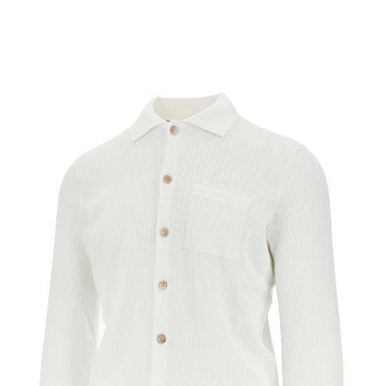 26SS 브루넬로 쿠치넬리 니트웨어 M29806206 White - BRUNELLO CUCINELLI