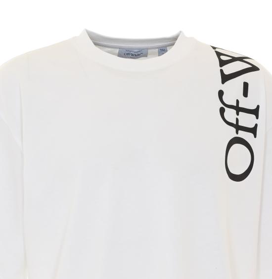 26FW 오프화이트 반팔 티셔츠 OMAA120F26JER010 100 White - OFF WHITE