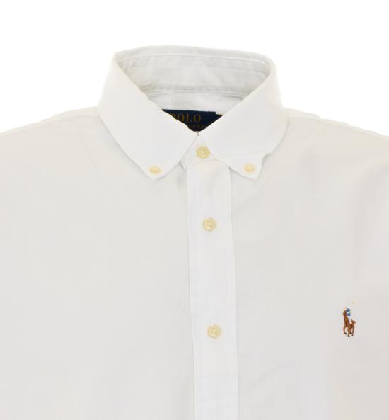 26FW 폴로 랄프로렌 컬러 포니 자수 커스텀 핏 버튼 다운 셔츠 710792041001 WHITE - POLO RALPH LAUREN