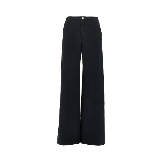 26SS 엠포리오 아르마니 스트레이트 팬츠 EW003495AF12426 Black