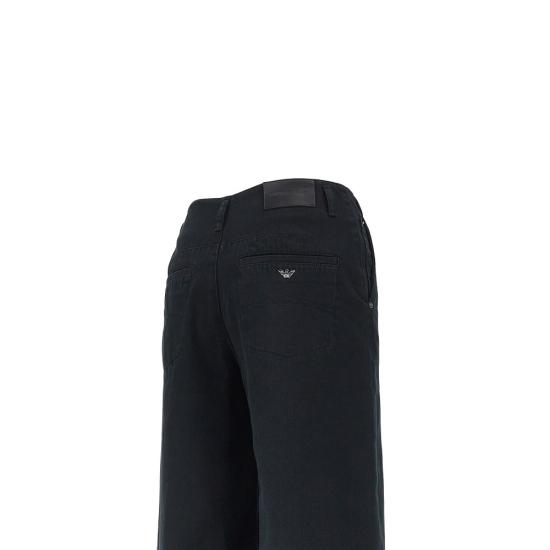 26SS 엠포리오 아르마니 스트레이트 팬츠 EW003495AF12426 Black - EMPORIO ARMANI
