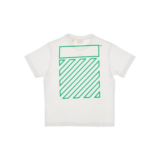 26SS [키즈] 오프화이트 티셔츠 44BAA002S26J004 White - OFF WHITE