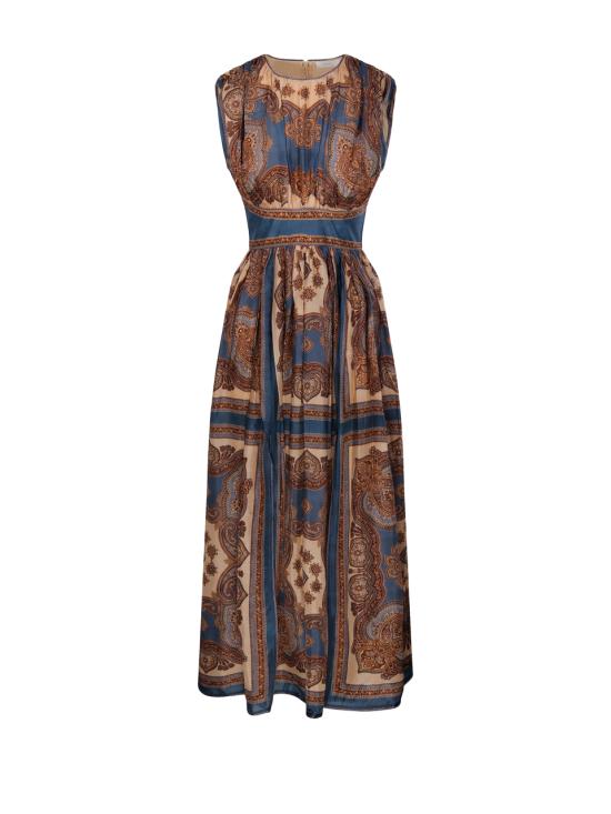 26FW 짐머만 롱 원피스 5514DSS263 DARK BLUE PAISLEY