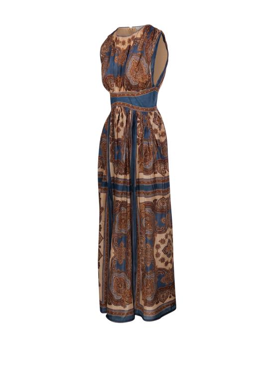 26FW 짐머만 롱 원피스 5514DSS263 DARK BLUE PAISLEY - ZIMMERMANN