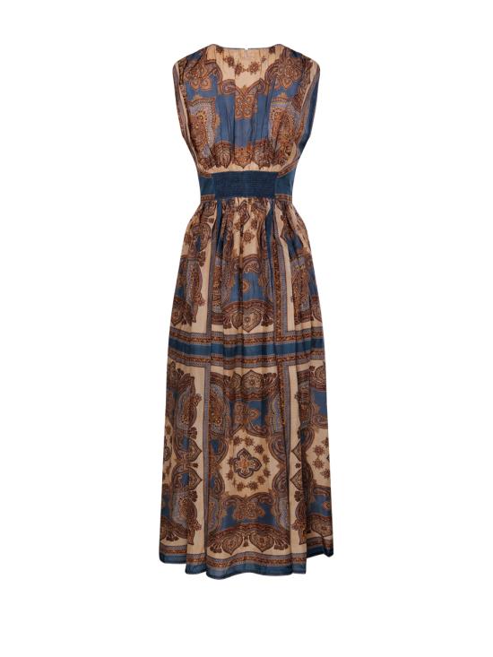 26FW 짐머만 롱 원피스 5514DSS263 DARK BLUE PAISLEY - ZIMMERMANN