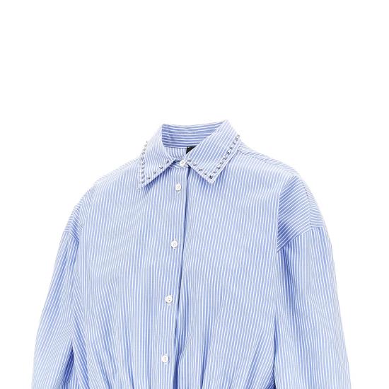 26SS 핑코 셔츠 106277A32R Blue - PINKO