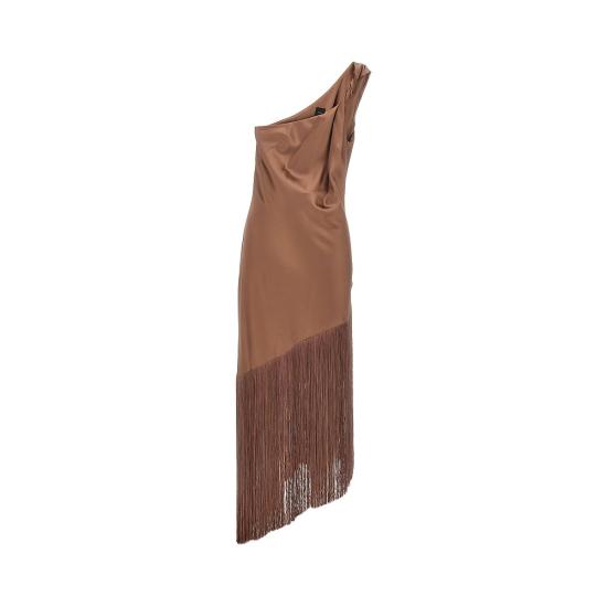 26SS 핑코 미디 원피스 106352A33D Brown