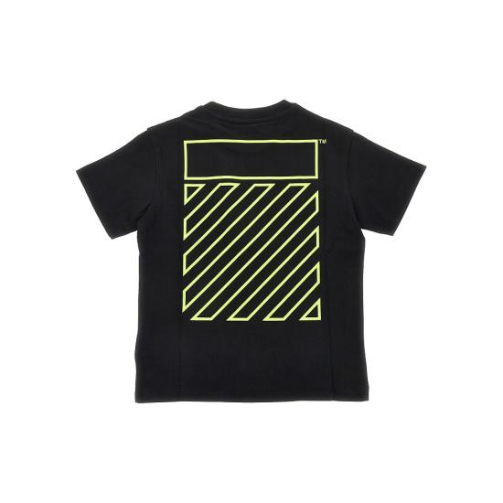 26SS [키즈] 오프화이트 티셔츠 44BAA002S26J004 Black - OFF WHITE