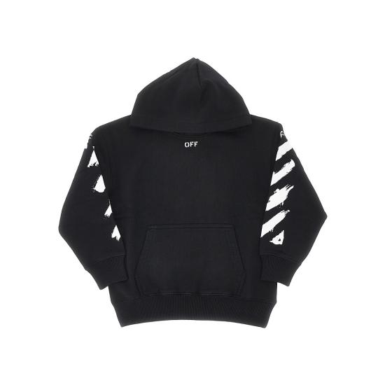 26SS [키즈] 오프화이트 티셔츠 44BBB001S26F005 Black