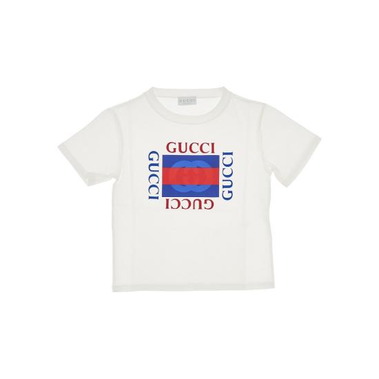 26SS [키즈] 구찌 티셔츠 575114XJHO8 White