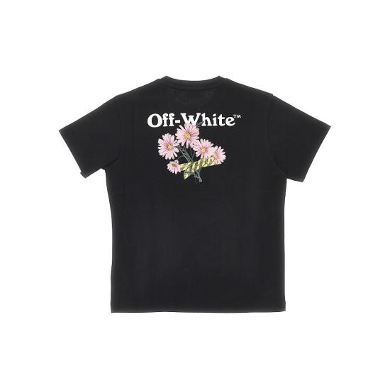 26SS [키즈] 오프화이트 티셔츠 44GAA001S26J004 Black - OFF WHITE