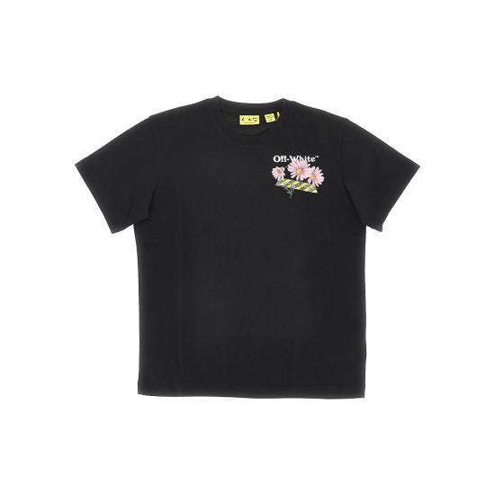 26SS [키즈] 오프화이트 티셔츠 44GAA001S26J004 Black