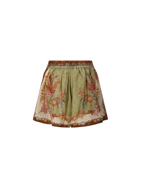26FW 짐머만 숏팬츠 3497ASS262 KHAKI SCARF FLORAL - ZIMMERMANN