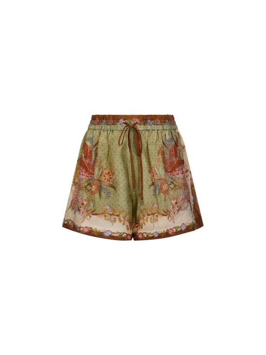 26FW 짐머만 숏팬츠 3497ASS262 KHAKI SCARF FLORAL