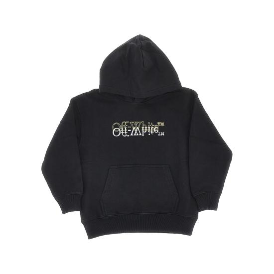 26SS [키즈] 오프화이트 티셔츠 44BBB001S26F001 Black