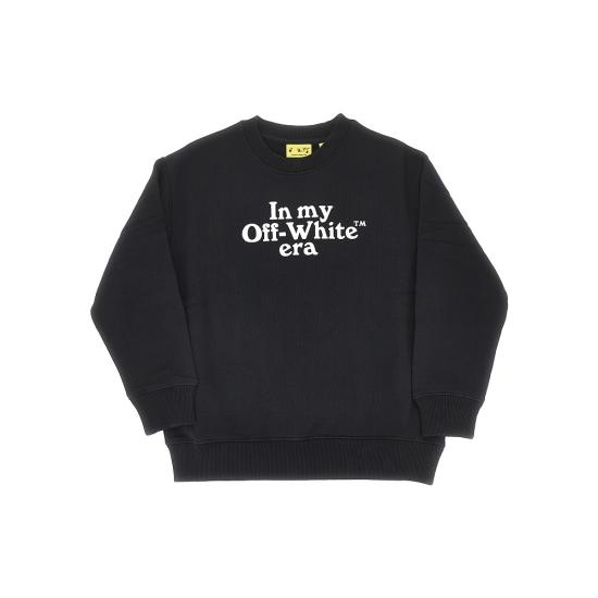 26SS [키즈] 오프화이트 티셔츠 44BBA001S26F006 Black
