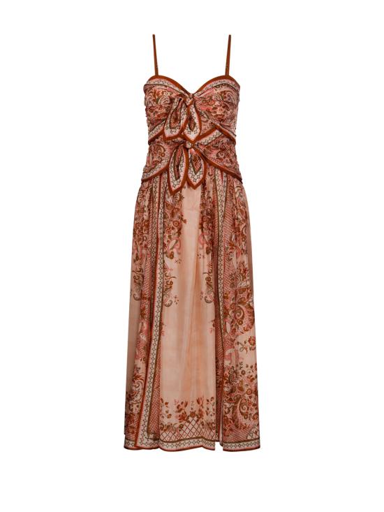26FW 짐머만 미디 원피스 8062DSS261 PINK PAISLEY FLORAL