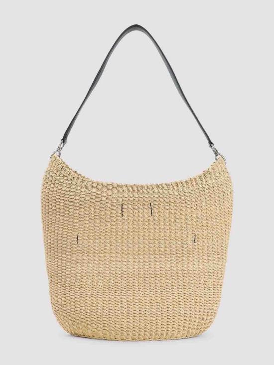 25FW 피비 파일로 내추럴 우븐 비스코스 스몰 슬로프 슬링 숄더백 DB18RA0001164DNS Beige - PHOEBE PHILO