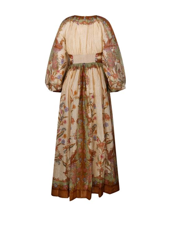 26FW 짐머만 롱 원피스 5947DSS262 CREAM KHAKI SCARF FLORAL - ZIMMERMANN