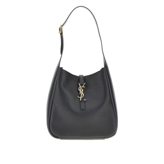 26FW 생로랑 LE 5 A 7 서플 그레인드 레더 스몰백 850533AAAUQ Black