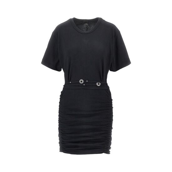 26SS 핑코 숏 원피스 106909A3AR Black