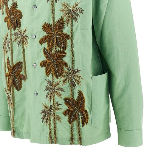 26SS 바지스트 긴팔 셔츠 BZSS26SR01330 Green - BAZISZT