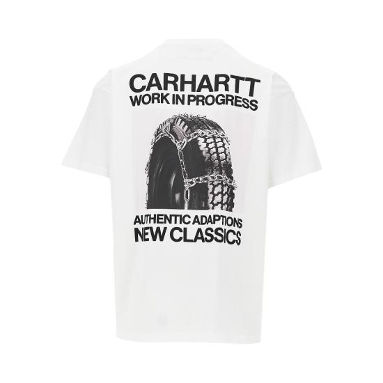 26SS 칼하트 WIP 숏슬리브 션 해밀턴 03 티셔츠 I036270 White - CARHARTT WIP