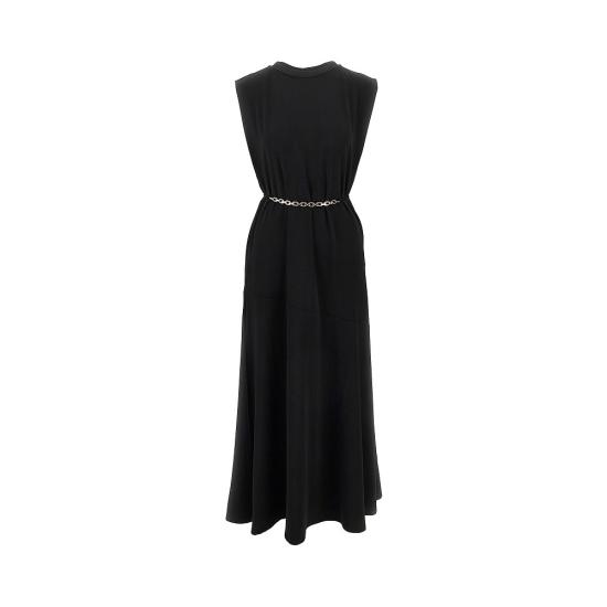 26SS 핑코 롱 원피스 106493A32D Black