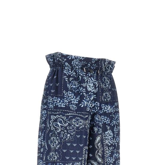 26SS 엠포리오 아르마니 팔라초 팬츠 EW003487AF21079 Blue - EMPORIO ARMANI