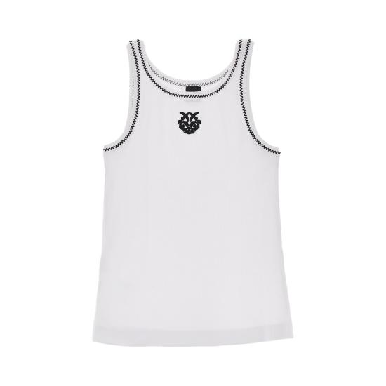 26SS 핑코 탑 106816A3AL White
