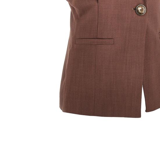 26SS 핑코 자켓 106509A2W6 Brown - PINKO