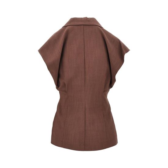 26SS 핑코 자켓 106509A2W6 Brown - PINKO