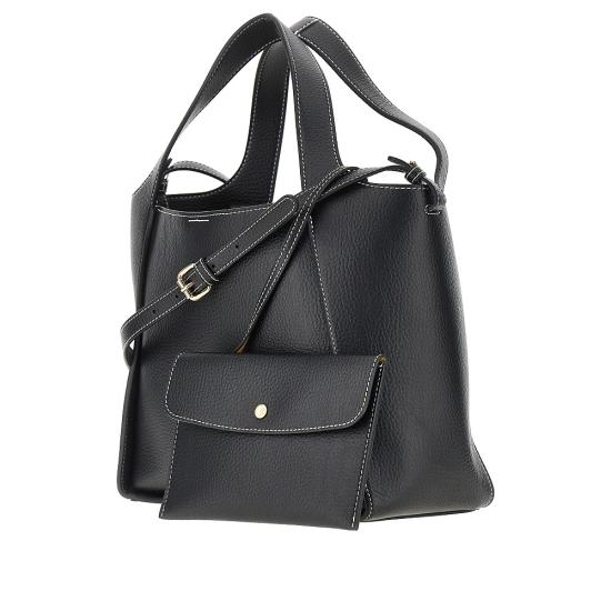 26FW 스텔라 맥카트니 로고 크로스바디 토트백 513860WP0057 Black - STELLA MCCARTNEY