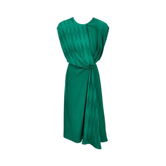 26SS 베르사체 미디 원피스 10251301A18234 Green