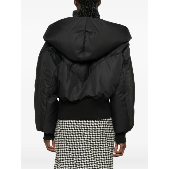 26FW 디 아티코 숏패딩 261WCB00117 CCP111AA 100 BLACK WHITE - THE ATTICO