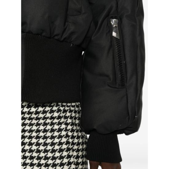 26FW 디 아티코 숏패딩 261WCB00117 CCP111AA 100 BLACK WHITE - THE ATTICO
