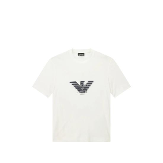 26FW 엠포리오 아르마니 반팔 티셔츠 AF10017 EM006765 U0003 WHITE