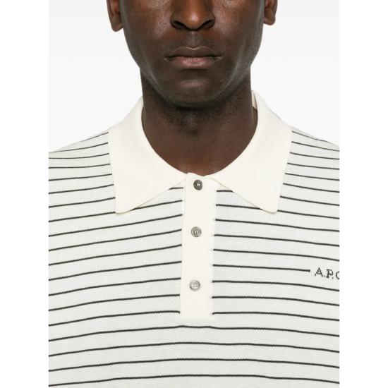 26FW 아페쎄 폴로 티셔츠 COHLP H23481 ALJ NEUTRALS - A.P.C.