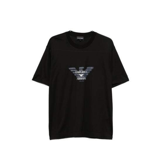 26FW 엠포리오 아르마니 반팔 티셔츠 AF10017 EM006765 UC001 BLACK